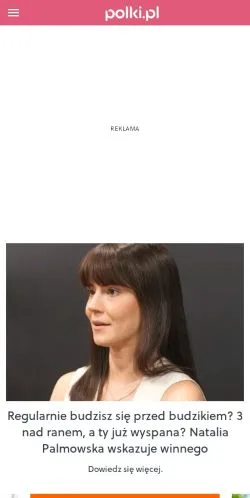 스폰서 기사용 폴란드 매체 Polki.pl 사이트 미리보기