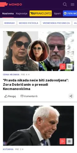 Anteprima del sito Mondo, media di Stati Uniti per articoli sponsorizzati