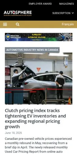 Forhåndsvisning af Autosphere, medie fra Canada til sponsorerede artikler