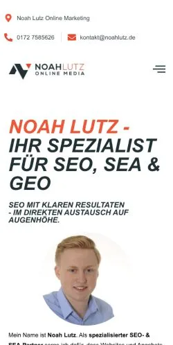 Anteprima del sito Noah Lutz, media di Germania per articoli sponsorizzati