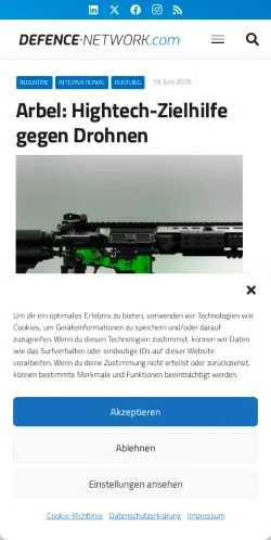 Forhåndsvisning af CPM Defence Network, medie fra Tyskland til sponsorerede artikler