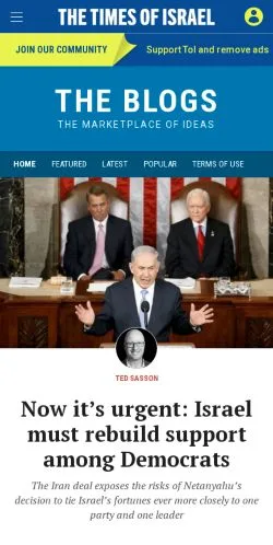 Anteprima del sito The Marketplace of Ideas, media di Stati Uniti per articoli sponsorizzati