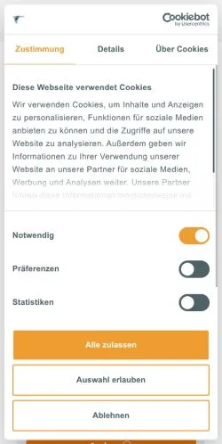 Anteprima del sito Kingfisher Reisen, media di Germania per articoli sponsorizzati