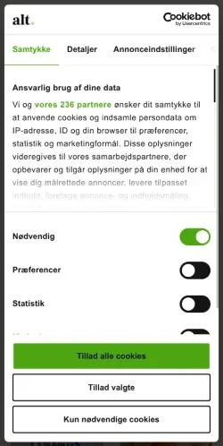 Forhåndsvisning af Alt, medie fra Danmark til sponsorerede artikler