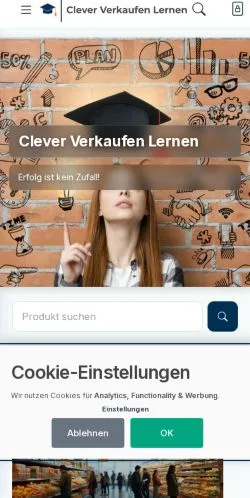 Anteprima del sito Clever Verkaufen Lernen, media di Germania per articoli sponsorizzati