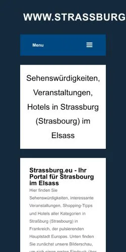 Anteprima del sito Strassburg, media di Germania per articoli sponsorizzati