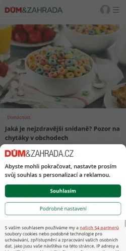 Anteprima del sito Dumazahrada, media di Cechia per articoli sponsorizzati