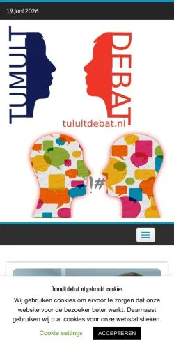 Anteprima del sito Tumultdebat, media di Paesi Bassi per articoli sponsorizzati