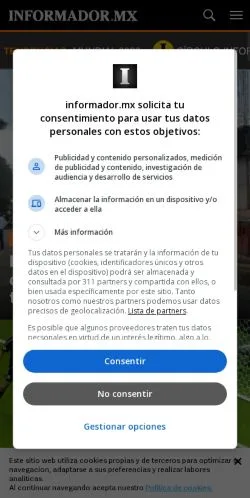 Anteprima del sito El Informador, media di Messico per articoli sponsorizzati