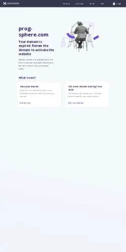 Sponsorlu makaleler için Amerika Birleşik Devletleri medyası Your domain is expired sitesinin önizlemesi