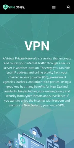 Anteprima del sito VPN 101, media di Stati Uniti per articoli sponsorizzati