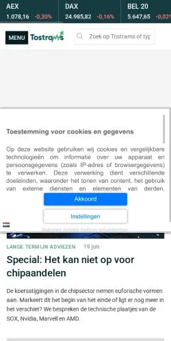 Forhåndsvisning af Tostrams, medie fra Nederlandene til sponsorerede artikler