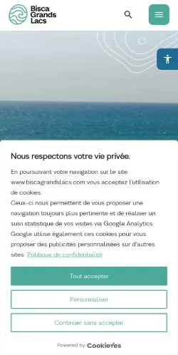 Anteprima del sito Bisca Grands Lacs, media di Francia per articoli sponsorizzati