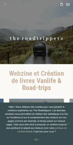 Anteprima del sito The Roadtrippers, media di Francia per articoli sponsorizzati