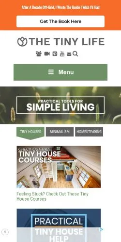 Anteprima del sito The Tiny Life, media di Stati Uniti per articoli sponsorizzati
