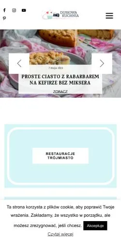 Anteprima del sito DusiowaKuchnia.pl, media di Polonia per articoli sponsorizzati