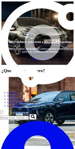 Podgląd witryny Autocosmos, medium z kraju Argentyna do artykułów sponsorowanych