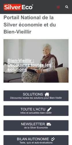 Anteprima del sito SilverEco, media di Francia per articoli sponsorizzati