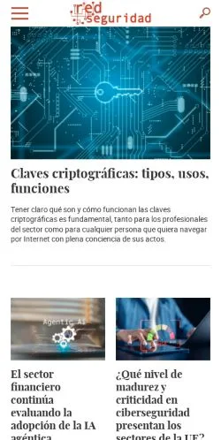 Anteprima del sito Red Seguridad, media di Spagna per articoli sponsorizzati