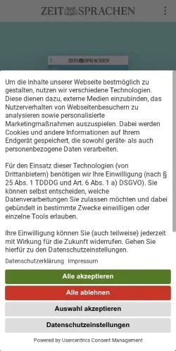 Anteprima del sito Spotlight Sprachmagazin, media di Germania per articoli sponsorizzati