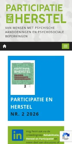 Anteprima del sito Participatie En Herstel, media di Paesi Bassi per articoli sponsorizzati