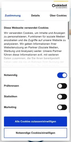 Podgląd witryny Lizenzero Verpackungslizenz, medium z kraju Niemcy do artykułów sponsorowanych