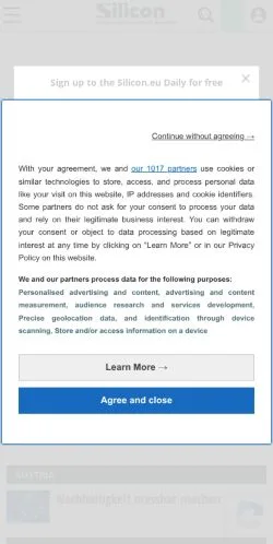 Anteprima del sito Silicon, media di Stati Uniti per articoli sponsorizzati