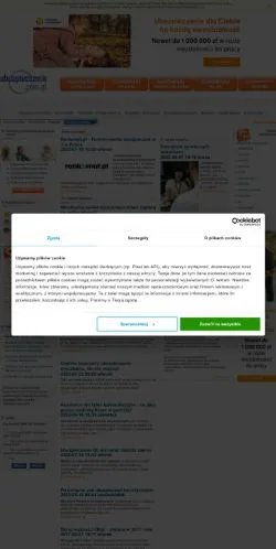 Anteprima del sito Ubezpieczenie, media di Polonia per articoli sponsorizzati
