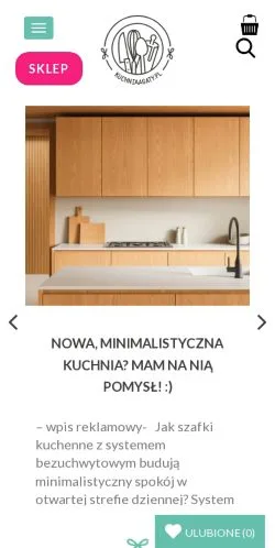 Anteprima del sito Kuchnia Agaty, media di Polonia per articoli sponsorizzati
