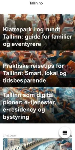 Anteprima del sito Tallinn, media di Norvegia per articoli sponsorizzati