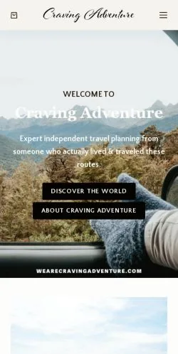 Anteprima del sito Craving Adventure, media di Stati Uniti per articoli sponsorizzati