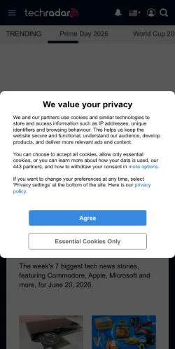 Forhåndsvisning af TechRadar Global, medie fra Frankrig til sponsorerede artikler