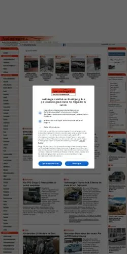 Anteprima del sito Autosieger Automagazin, media di Germania per articoli sponsorizzati