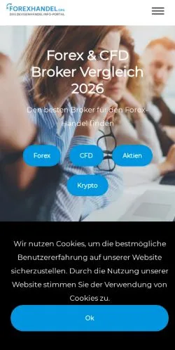 Podgląd witryny forexhandel, medium z kraju Niemcy do artykułów sponsorowanych