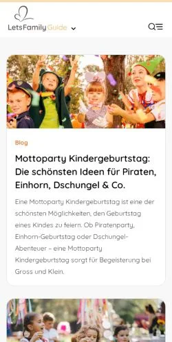 Anteprima del sito Letsfamily, media di Svizzera per articoli sponsorizzati