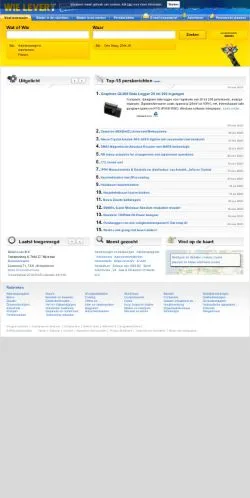 Podgląd witryny Wie Levert, medium z kraju Holandia do artykułów sponsorowanych