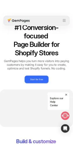 Preview of the GemPages website, a media outlet in United States for sponsored articles