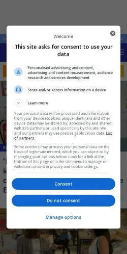 スポンサード記事向けのラオスメディア、Megaのサイトプレビュー
