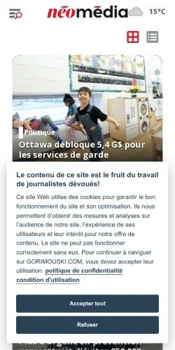 Forhåndsvisning af Go Rimouski, medie fra Canada til sponsorerede artikler