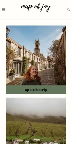 Forhåndsvisning av nettstedet Map Of Joy, medium fra Nederland for sponsede artikler