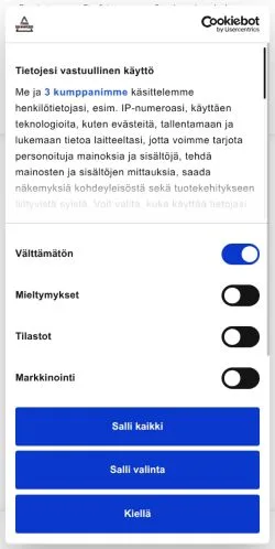 Sponsorlu makaleler için Finlandiya medyası Finn Snooker sitesinin önizlemesi