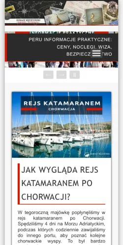 Anteprima del sito Podróże I Fotografia Łukasz Kędzierski, media di Polonia per articoli sponsorizzati
