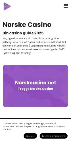 스폰서 기사용 노르웨이 매체 NorskCasino 사이트 미리보기