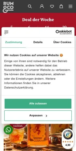 Forhåndsvisning af Rum & Co, medie fra Tyskland til sponsorerede artikler