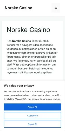 스폰서 기사용 노르웨이 매체 Norske Casino 사이트 미리보기
