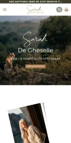 Anteprima del sito Sarahdegheselle, media di Paesi Bassi per articoli sponsorizzati