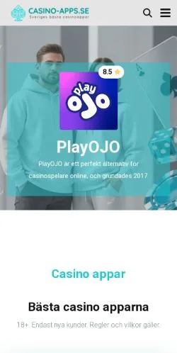 Anteprima del sito Casino Appar, media di Svezia per articoli sponsorizzati
