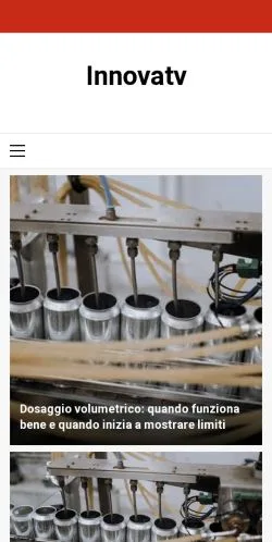 Anteprima del sito Innovatv -, media di Italia per articoli sponsorizzati