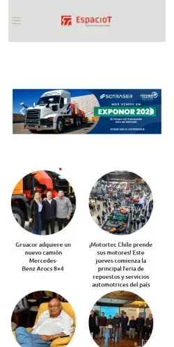 Vorschau der Website EspacioT, Medium aus Spanien für gesponserte Artikel
