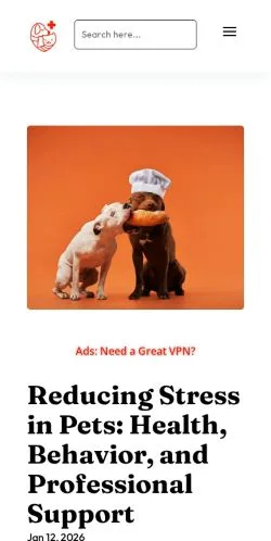 Pré-visualização do site Pet BLoG, meio de Estados Unidos para artigos patrocinados